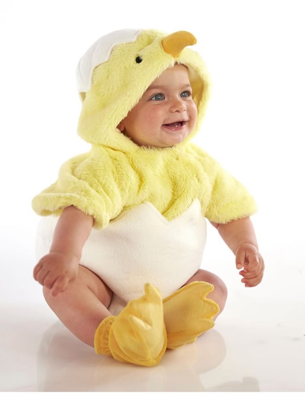 Pottery Barn kids baby egg chick Halloween costume size 12-24 months
